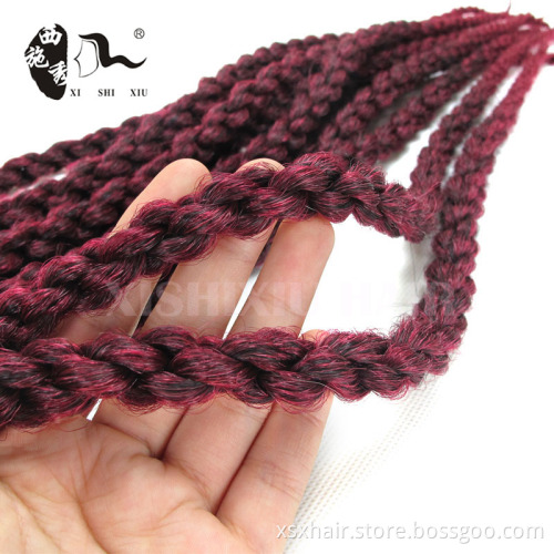 2016 hot sale long lasting 3D cubic afro twis Braids hair for synthetic hair extension crochet braid hair